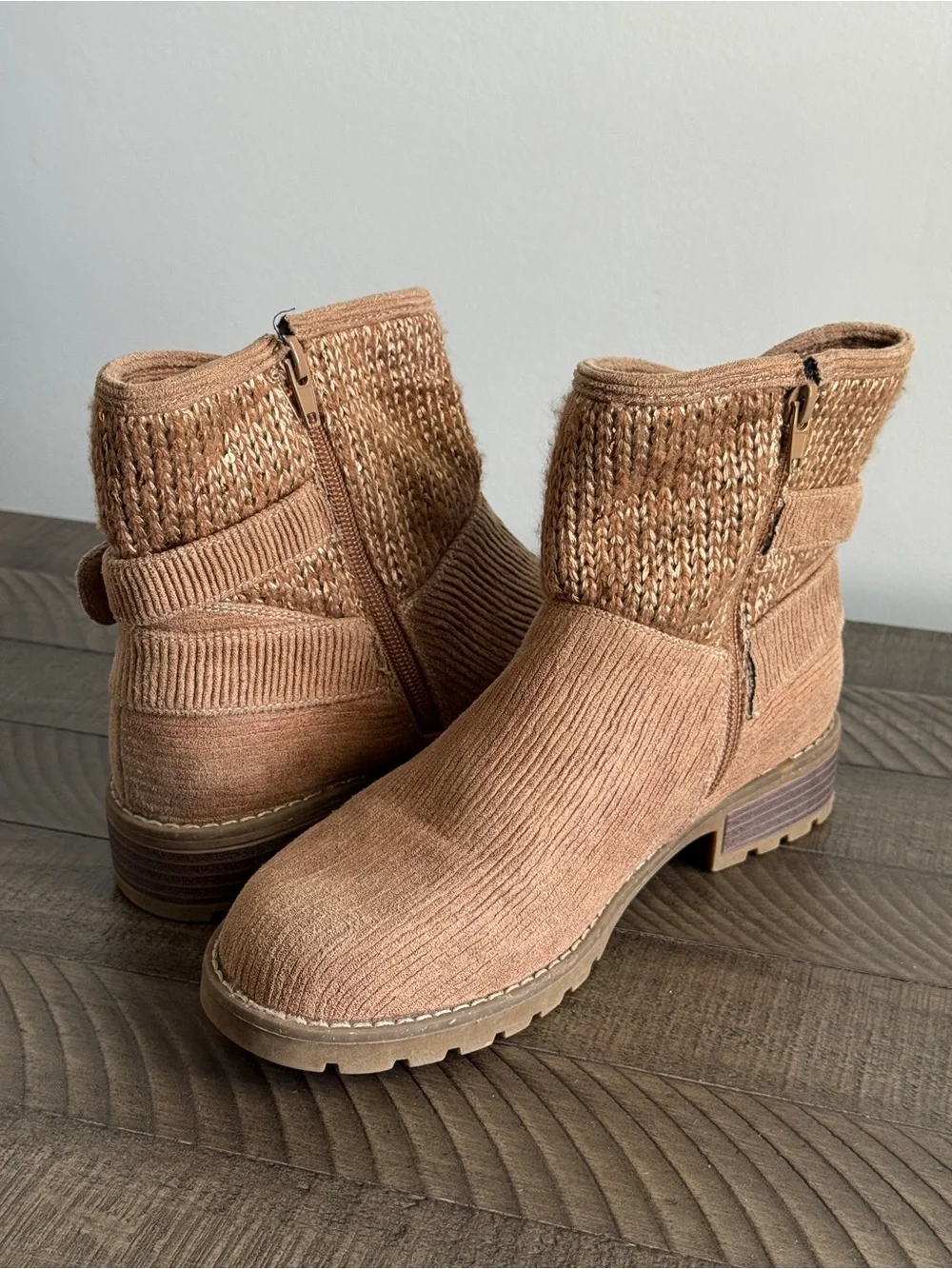 Muk Luks Sondra Women's Ankle Boots Size 8